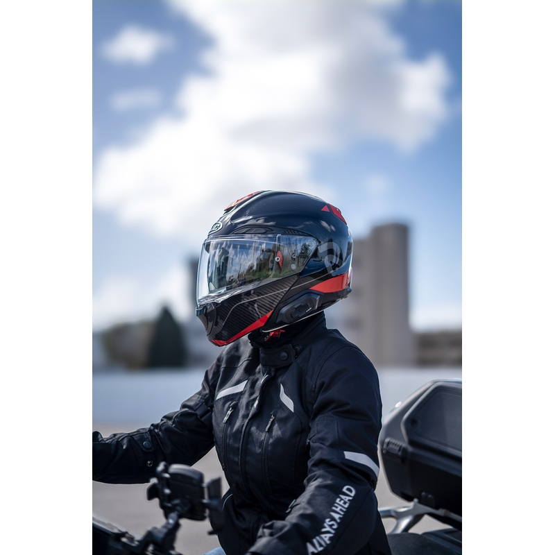 Interfon motocicletă Cardo HJC Packtalk negru