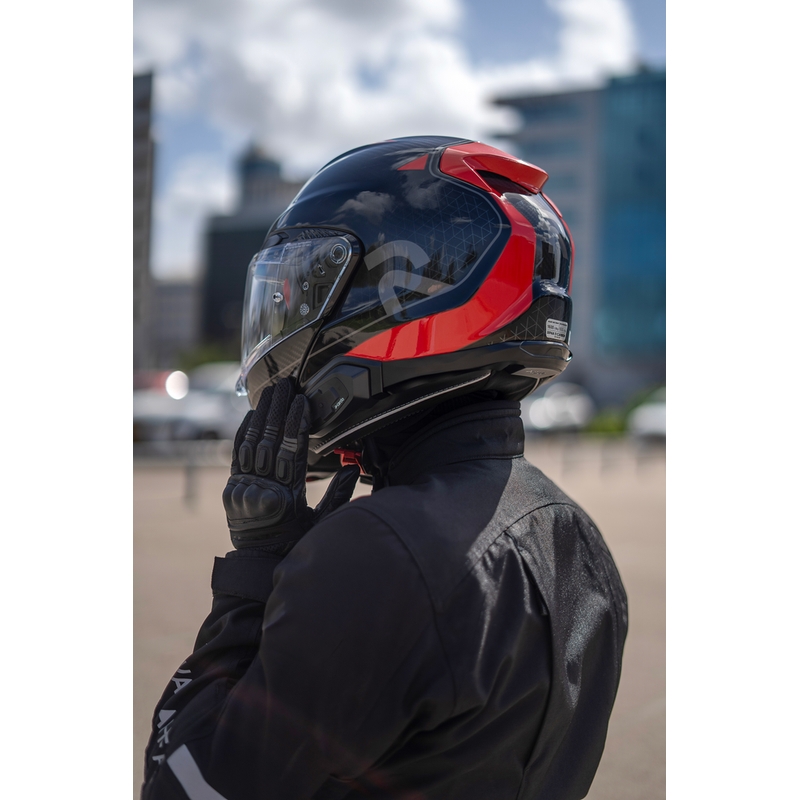 Interfon motocicletă Cardo HJC Packtalk negru