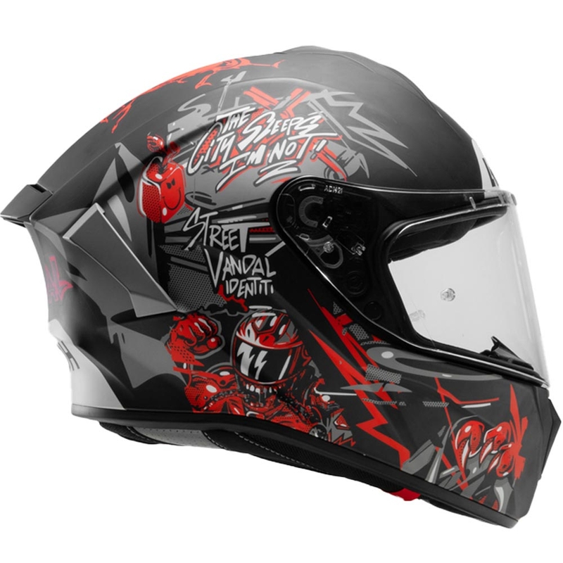 Cască integrală pentru motocicletă Airoh Spark 2 Cruze, negru mat-gri