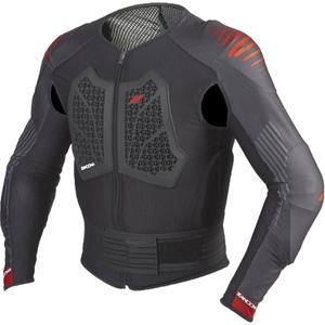 Protecție de corp Zandona Action X8 negru-roșu 180-189 cm