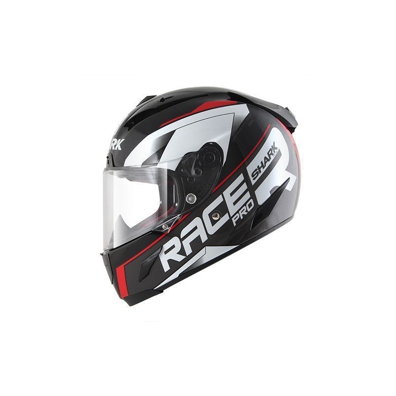Cască integrală SHARK RACE R-PRO Sauer negru-gri-roșu