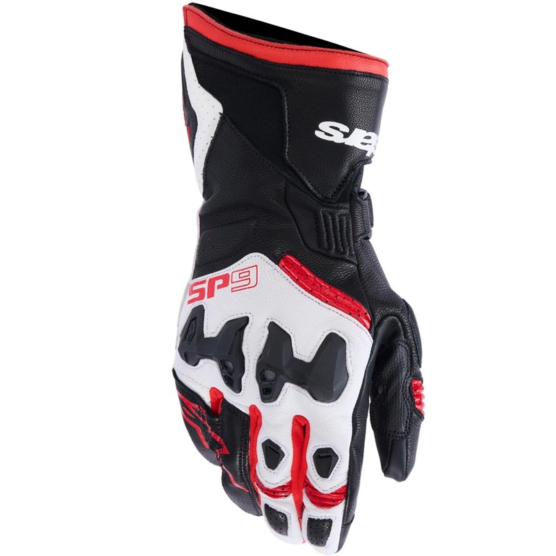 Mănuși moto Alpinestars SP-9 negru-alb-roșu
