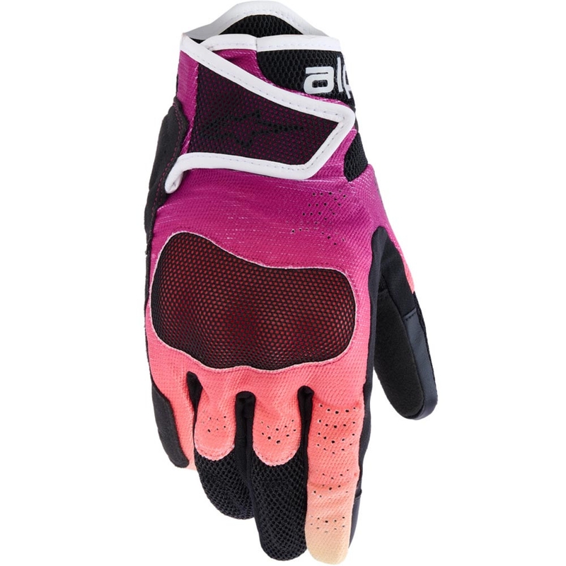 Mănuși de motocicletă Alpinestars Stella Mogress Airflow gradient-negru pentru femei
