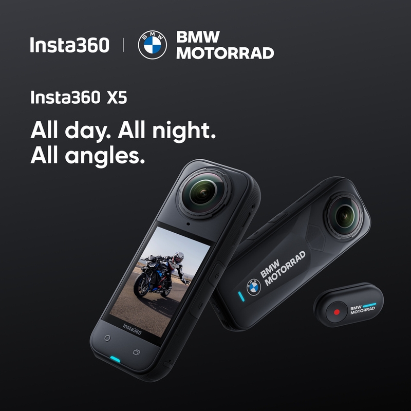 Cameră de acțiune Insta360 X5 BMW Motorrad Edition Neagră