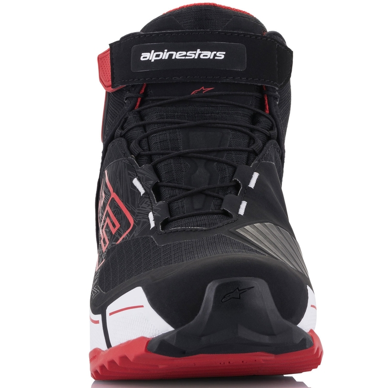 Colecția de ghete de motocicletă Alpinestars CR-X Drystar MM93 negru-roșu-alb