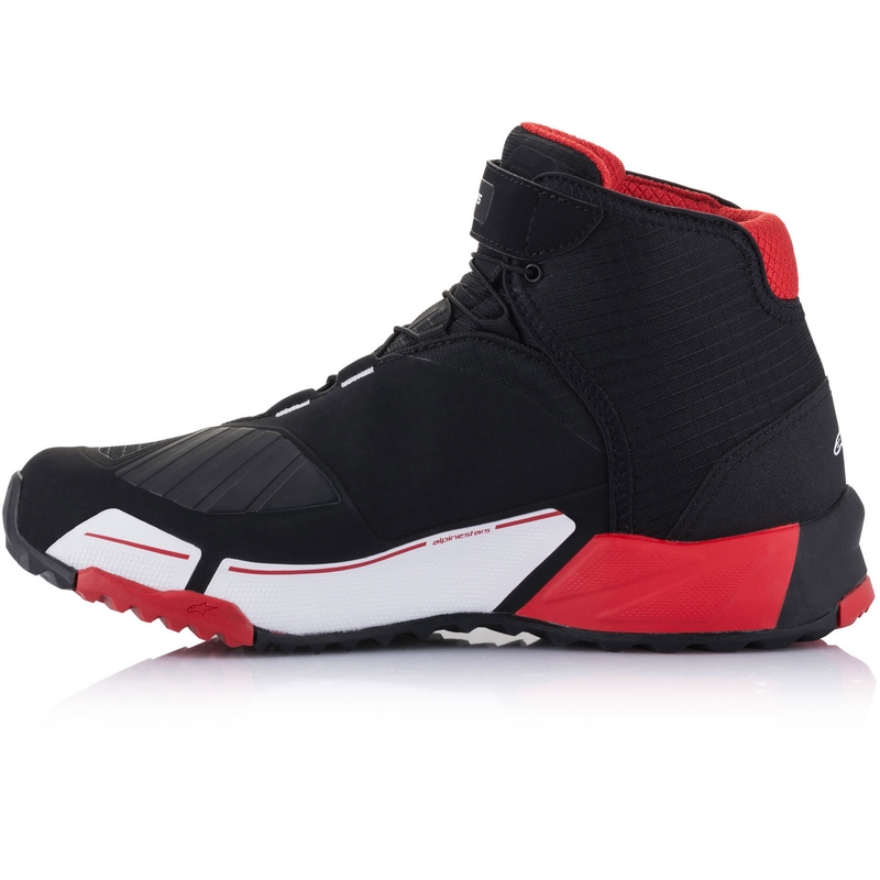 Colecția de ghete de motocicletă Alpinestars CR-X Drystar MM93 negru-roșu-alb
