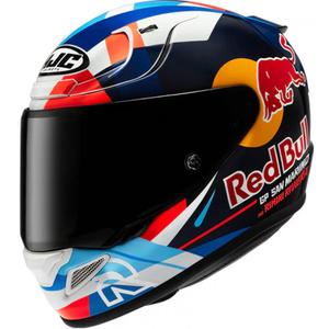 Cască integrală pentru motocicletă HJC RPHA 12 Red Bull Misano GP 2 MC21 albastru-alb-roșu