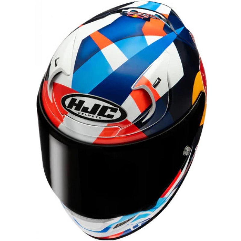 Cască integrală pentru motocicletă HJC RPHA 12 Red Bull Misano GP 2 MC21 albastru-alb-roșu