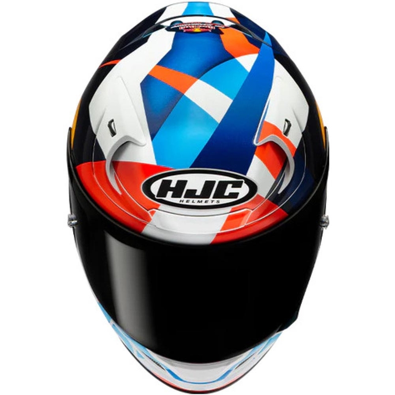 Cască integrală pentru motocicletă HJC RPHA 12 Red Bull Misano GP 2 MC21 albastru-alb-roșu