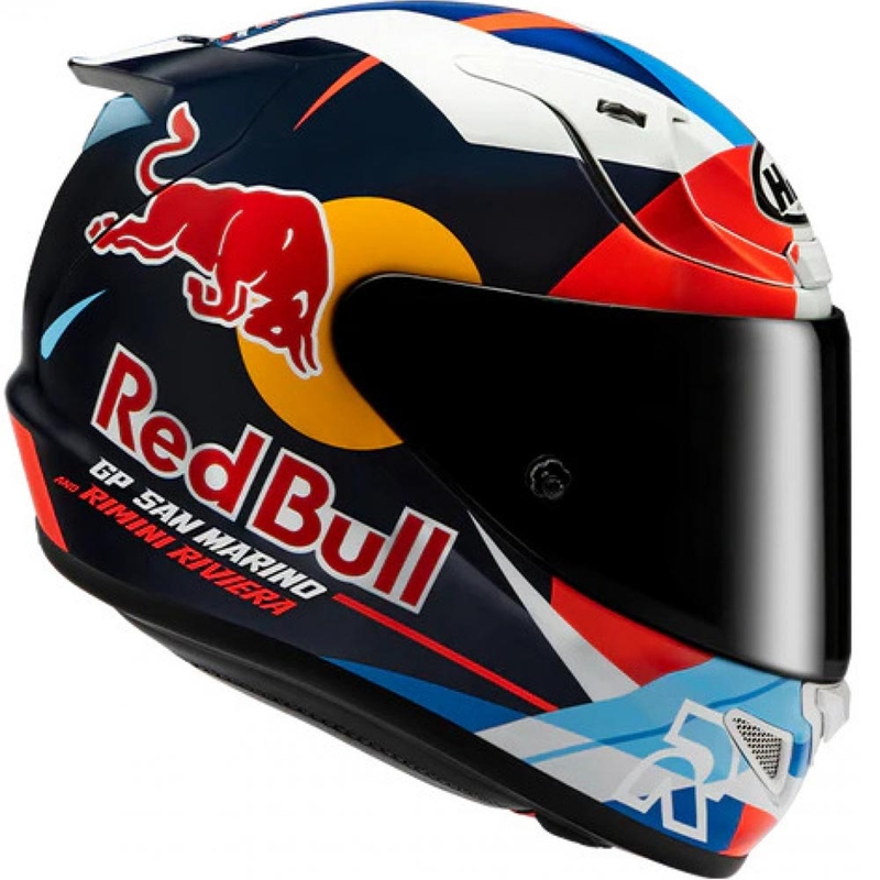 Cască integrală pentru motocicletă HJC RPHA 12 Red Bull Misano GP 2 MC21 albastru-alb-roșu