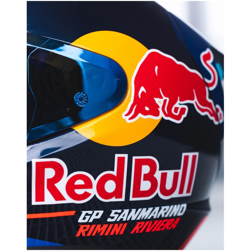 Cască integrală pentru motocicletă HJC RPHA 12 Red Bull Misano GP 2 MC21 albastru-alb-roșu