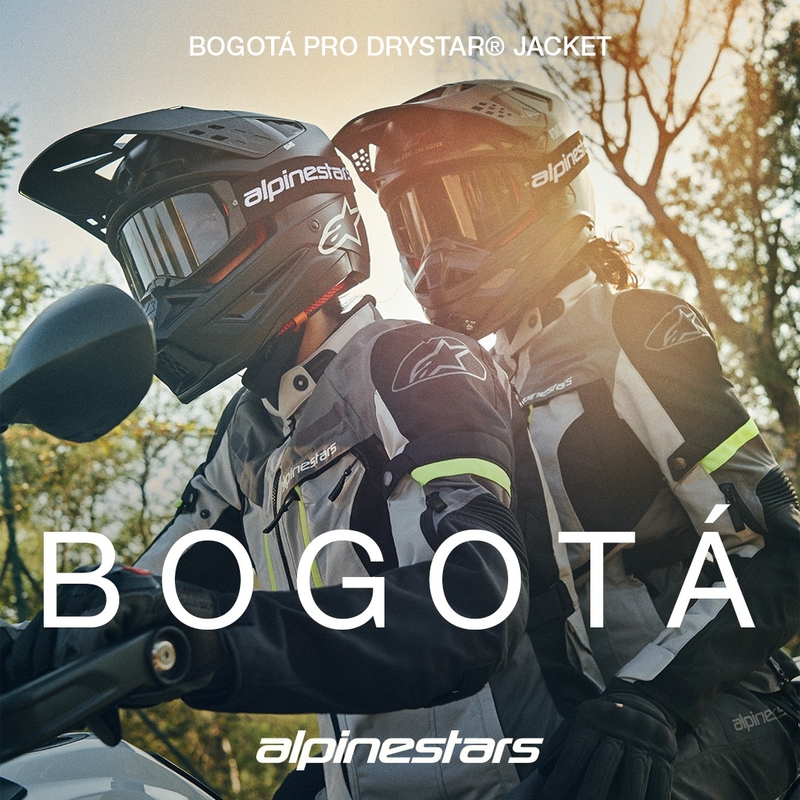 Pantaloni motocicletă Alpinestars Bogota Pro Drystar 3 negri - calitatea a II-a - II. calitate - II. calitate