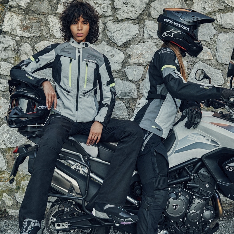 Pantaloni motocicletă Alpinestars Bogota Pro Drystar 3 negri - calitatea a II-a - II. calitate - II. calitate