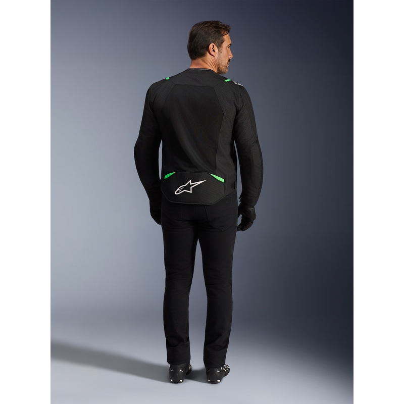 Geacă motocicletă Alpinestars T-SPS Air V2 negru-verde fluo