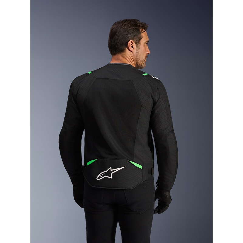 Geacă motocicletă Alpinestars T-SPS Air V2 negru-verde fluo