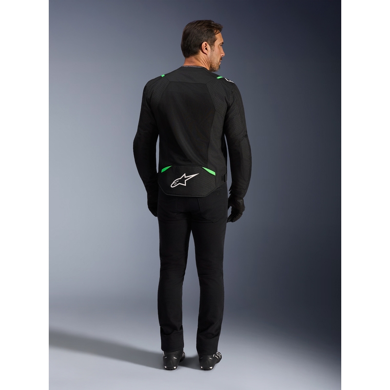 Geacă motocicletă Alpinestars T-SPS Air V2 negru-verde fluo