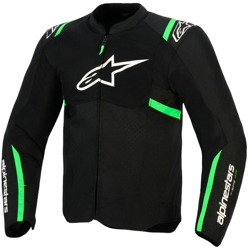 Geacă motocicletă Alpinestars T-SPS Air V2 negru-verde fluo