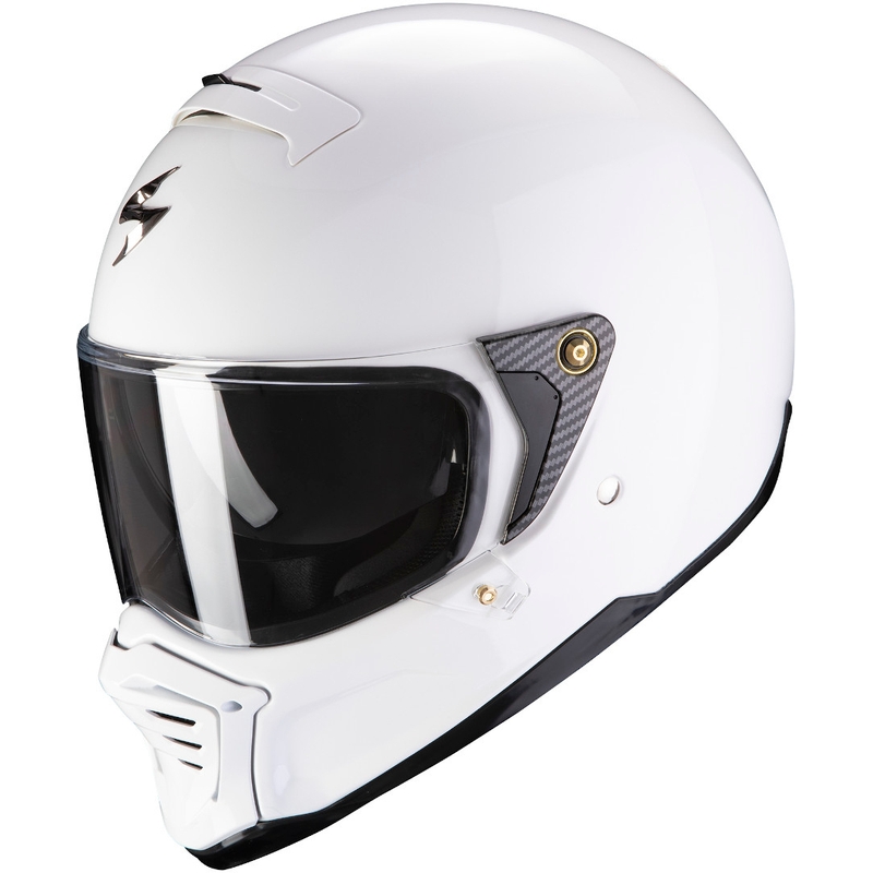 Cască integrală Scorpion EXO-HX1 Solid albă - gradul II - II. calitate - II. calitate 