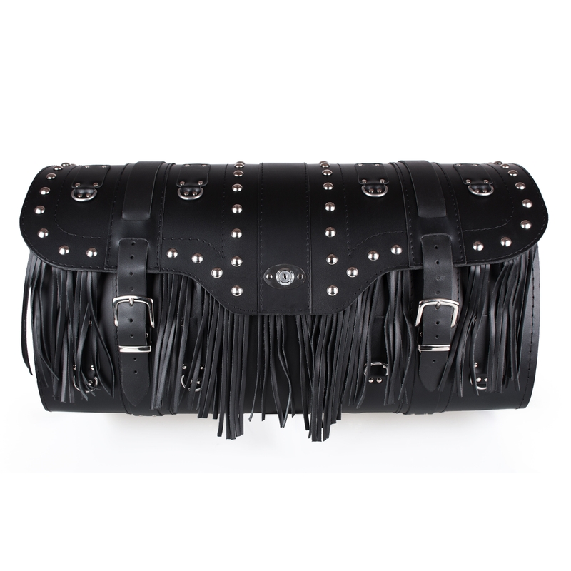 Geantă din piele pentru motocicletă Chopper RSA-16C cu lacăt - II. calitate - II. calitate 