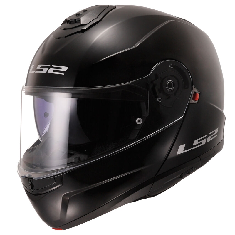 Cască modulară LS2 FF908 Strobe II neagră lucioasă 2 - calitate II. - II. calitate - II. calitate