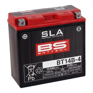 Baterie activata din fabrica BS-BATTERY BT14B-4 (YT14B-4) SLA - II. calitate - II. calitate