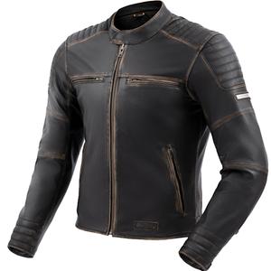 Geacă de motocicletă din piele Rebelhorn Hunter II maro - calitatea a doua - II. calitate - II. calitate 