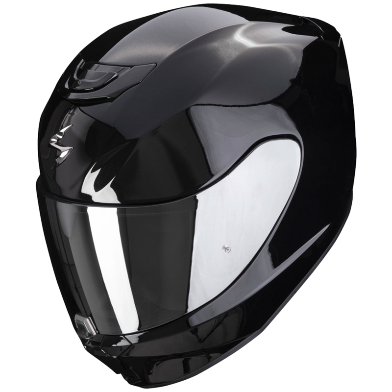 Cască integrală de motocicletă Scorpion EXO-391 Solid, neagră lucioasă - calitatea a II-a - II. calitate - II. calitate 