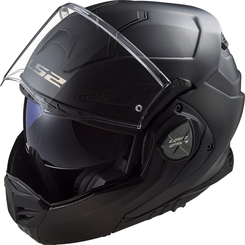 Cască de motocicletă pliabilă LS2 FF901 Advant X Solid negru mat - calitatea a II-a - II. calitate - II. calitate