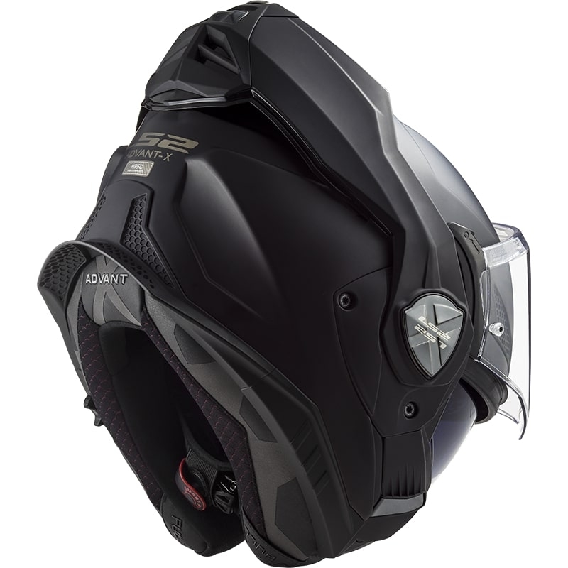 Cască de motocicletă pliabilă LS2 FF901 Advant X Solid negru mat - calitatea a II-a - II. calitate - II. calitate
