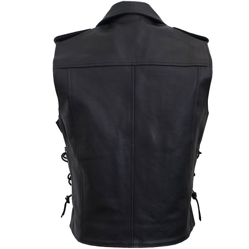 Vestă de motocicletă din piele RSA Chopper
