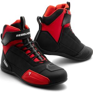Ghete motociclete Rebelhorn Swift negru-roșu - calitate a doua - II. calitate - II. calitate 
