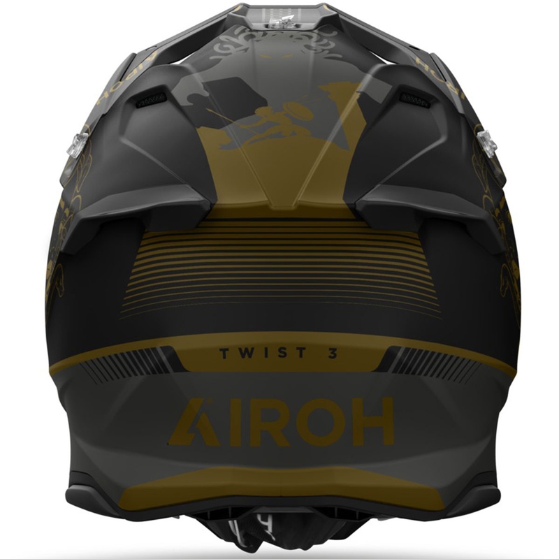 Cască motocross Airoh Twist 3 Titan mat