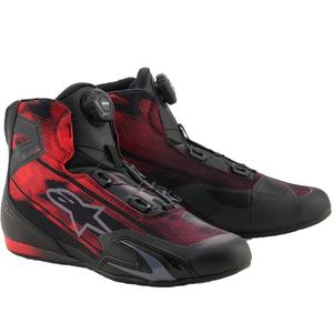 Ghete moto Alpinestars Celer Vented negru-roșu