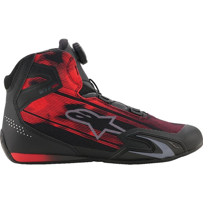 Ghete moto Alpinestars Celer Vented negru-roșu