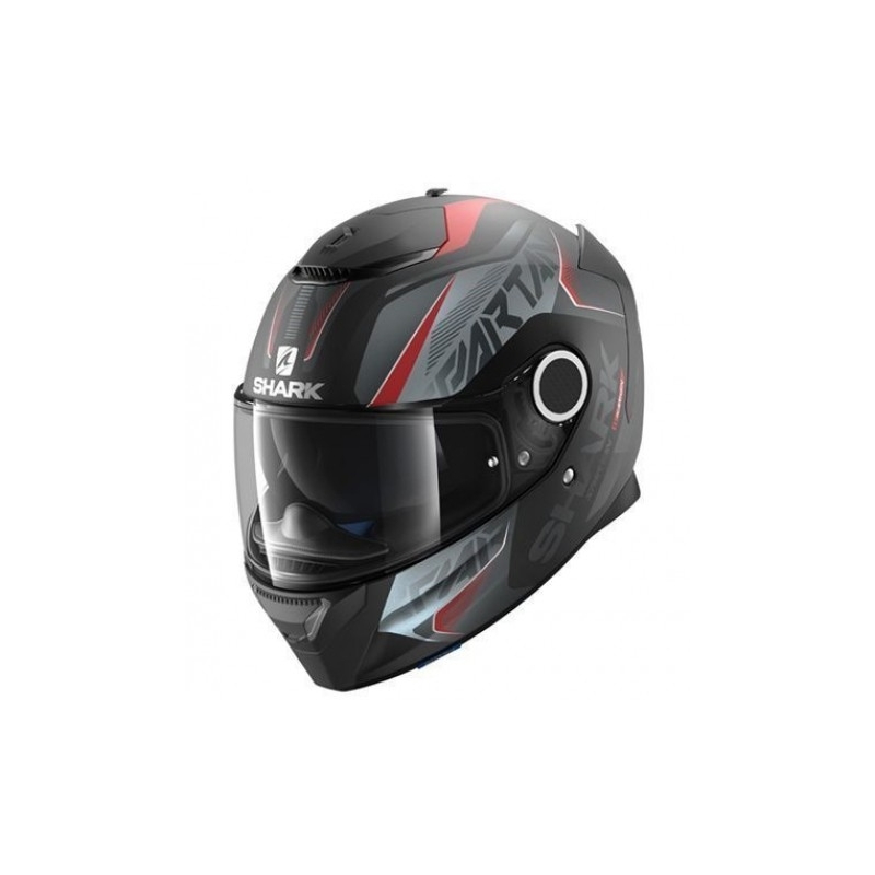 Cască integrală SHARK SPARTAN Karken Mat negru-gri-roșu