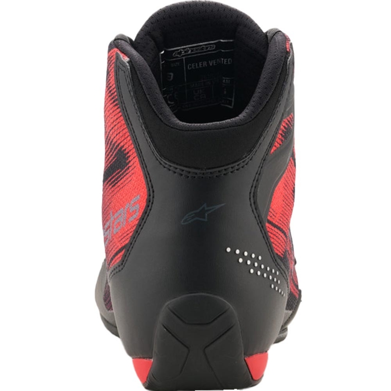 Ghete moto Alpinestars Celer Vented negru-roșu
