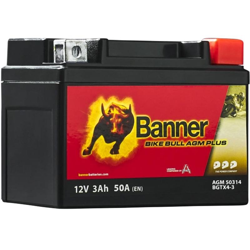 Baterie AGM Banner Bike Bull AGM PLUS AGM PLUS 503 14 / BGTX4-3 - GTX4-3