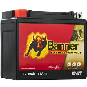 Baterie AGM Banner Bike Bull AGM PLUS AGM PLUS 510 12 / BGTX12-4 - GTX12-4