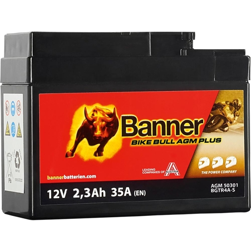 Baterie AGM Banner Bike Bull AGM PLUS AGM PLUS 503 01 / BGTR4A-S - GTR4A-S