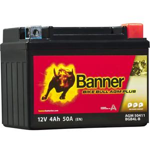 Baterie AGM Banner Bike Bull AGM PLUS 504 11 / BGB4L-B - GB4L-B