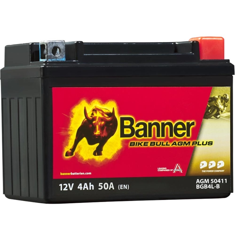 Baterie AGM Banner Bike Bull AGM PLUS 504 11 / BGB4L-B - GB4L-B