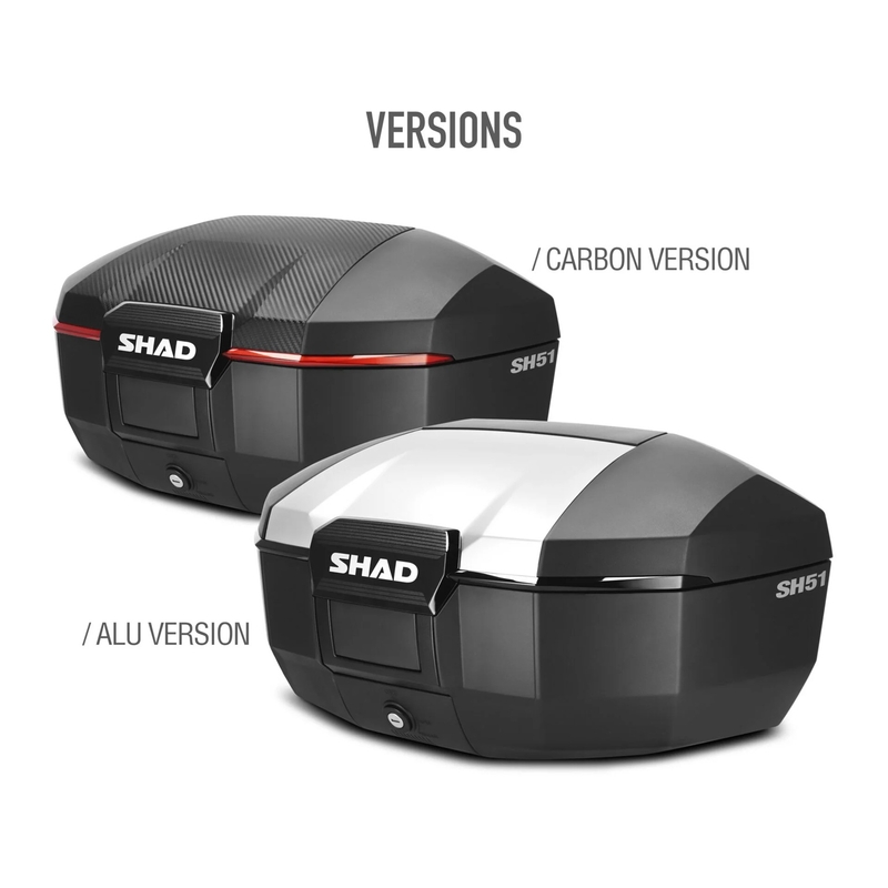 Top case SHAD SH51 Carbon