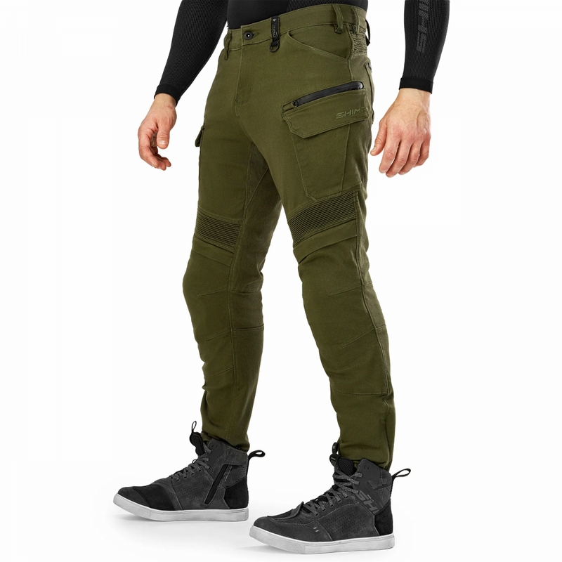 Pantaloni motocicletă Shima Giro 3.0 extinși, kaki