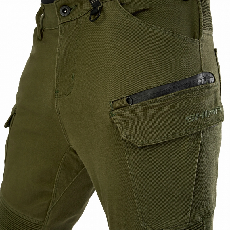 Pantaloni motocicletă Shima Giro 3.0 extinși, kaki