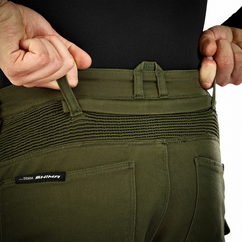 Pantaloni motocicletă Shima Giro 3.0 extinși, kaki