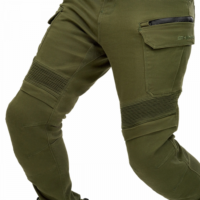 Pantaloni motocicletă Shima Giro 3.0 extinși, kaki