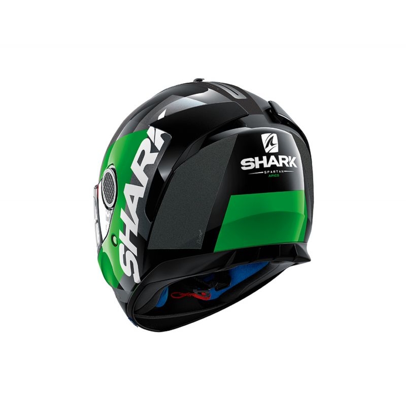 Cască integrală SHARK SPARTAN Apics negru-gri-verde lichidare