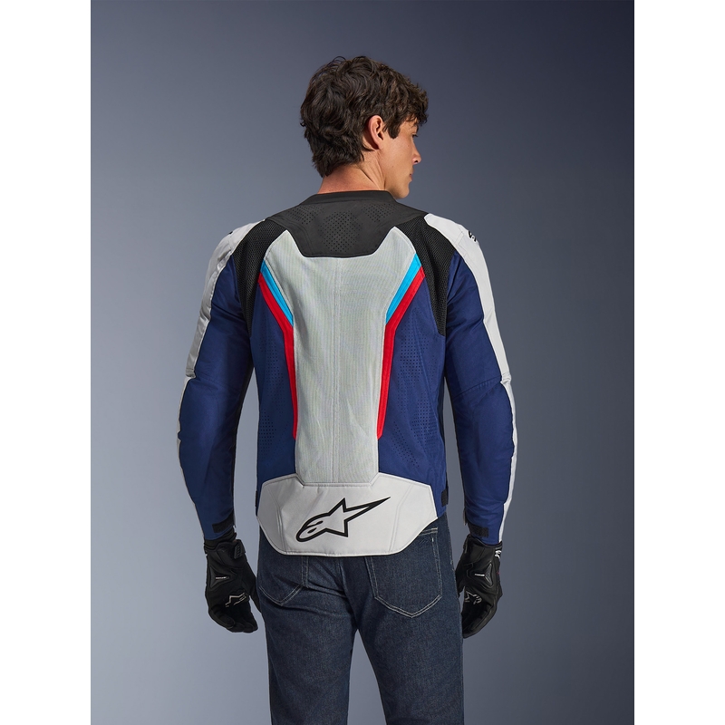 Geacă motocicletă Alpinestars AST V3 Air alb-albastru-roșu-negru