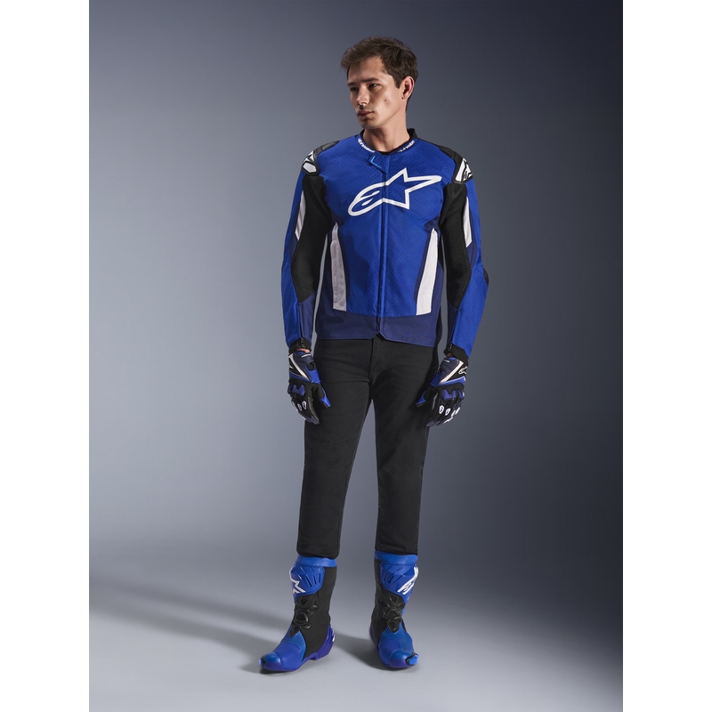 Geacă motocicletă Alpinestars T-GP Air albastru-alb-negru
