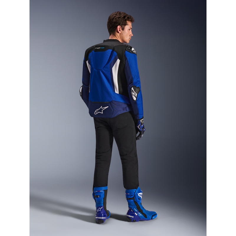 Geacă motocicletă Alpinestars T-GP Air albastru-alb-negru